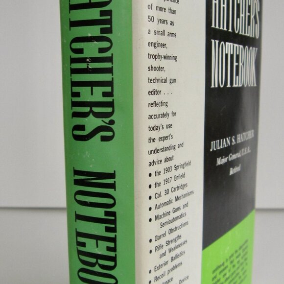 Hatchers Notebook by Julian S Hatcher Third Edition Second Printing 1966 HC DJ - Picture 2 of 8